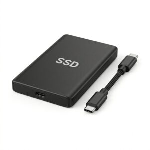 Portable SSD 500GB External Solid State Drive - USB-C 3.2 Gen 2, 540MB/s, For PC, Mac, PS5, Android