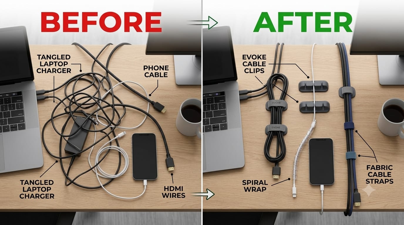 192 PCS Cable Organizer Kit - Image 2